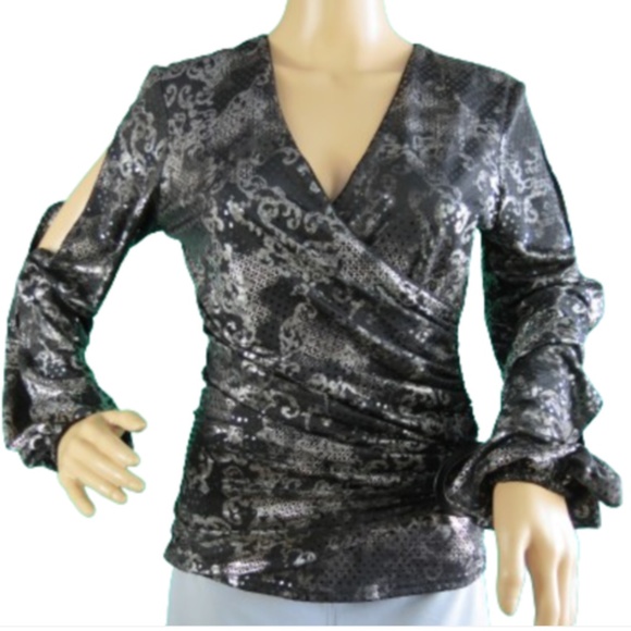Joseph Ribkoff Tops - Joseph Ribkoff Peek-a-boo Sleeve Top